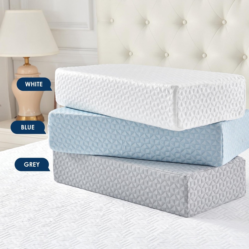 Cube Pillow Pro for Side Sleepers Memory Foam Bed Pillow Soft Pillow Supporti...