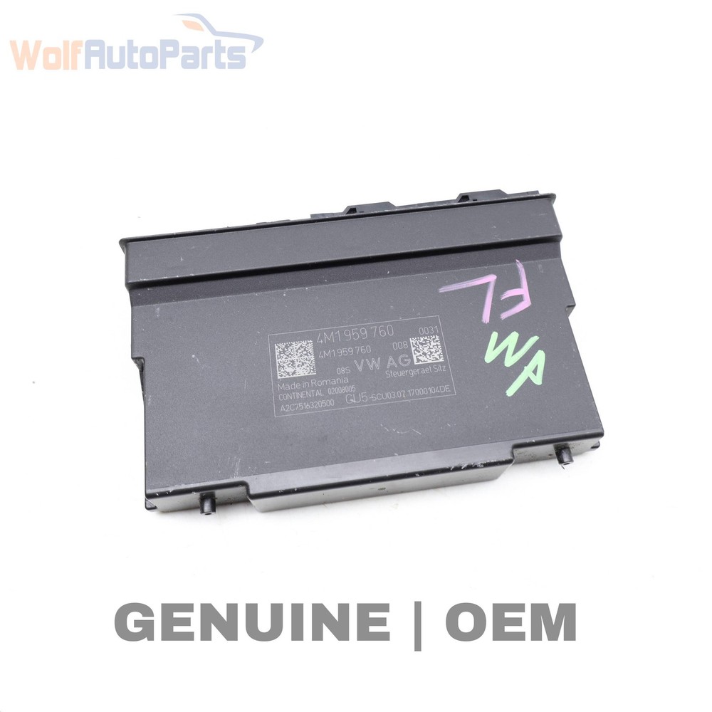 2018 AUDI A5 QUATTRO - Front SEAT Control Module 4M1959760