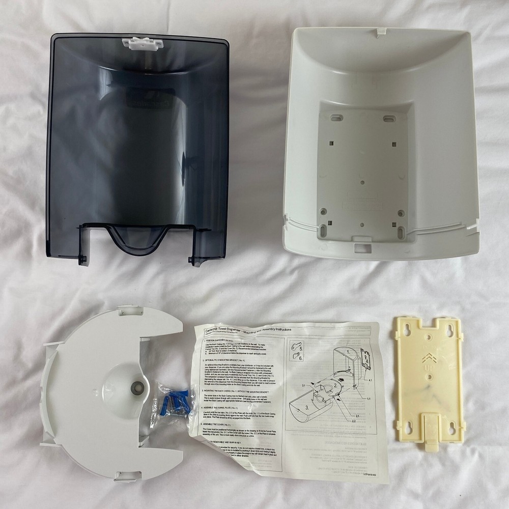 20009 Gray Cascades Center Pull Towel Dispenser Dispensing Dynamics