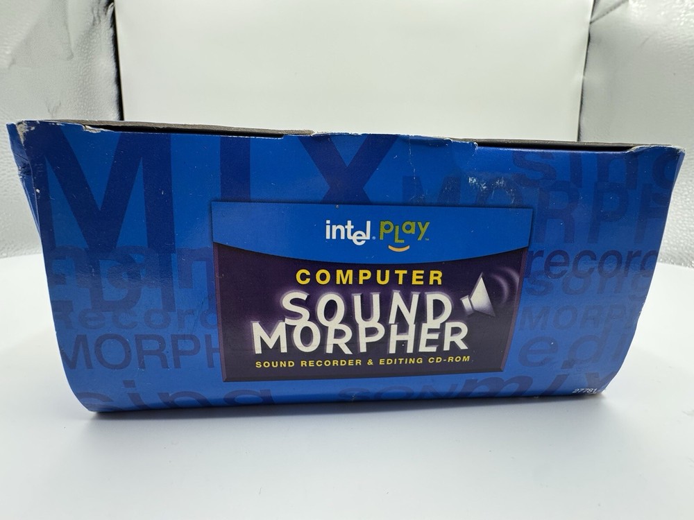 Intel Play Computer Sound Morpher - Record, Morph,Edit Sounds CD-ROM NEW