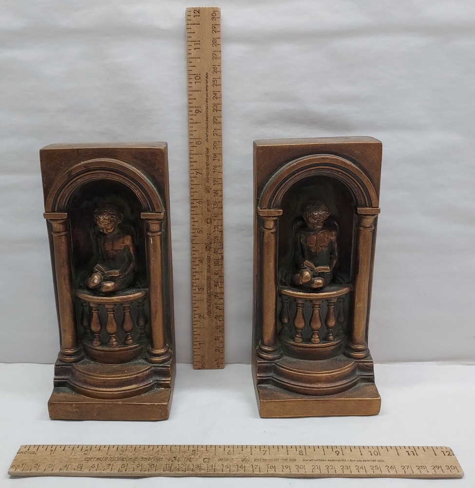 BOOKENDS - featuring READING CHERUBS/Angels - Andrea by Sadek