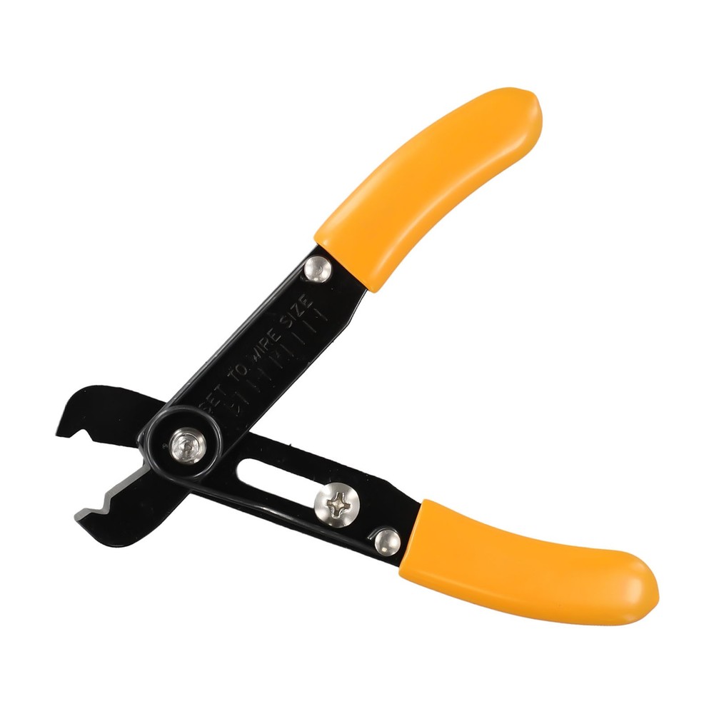 Electrical Wire Cable Cutting Single Hole Wire Stripper Flush Pliers Adjustable