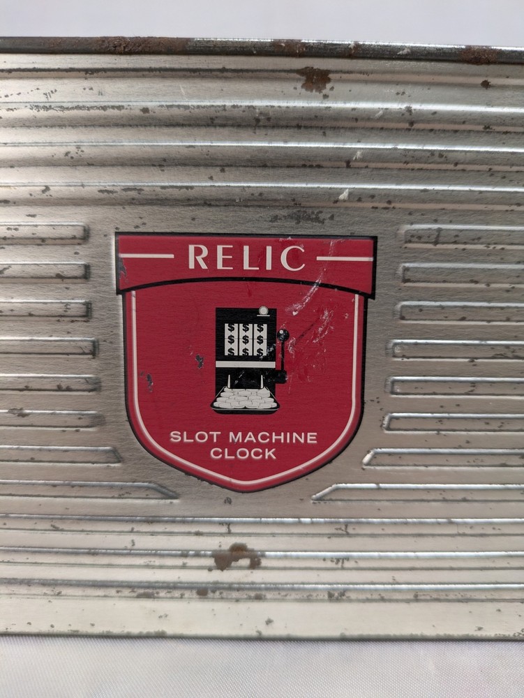 Relic Slot Machine Clock