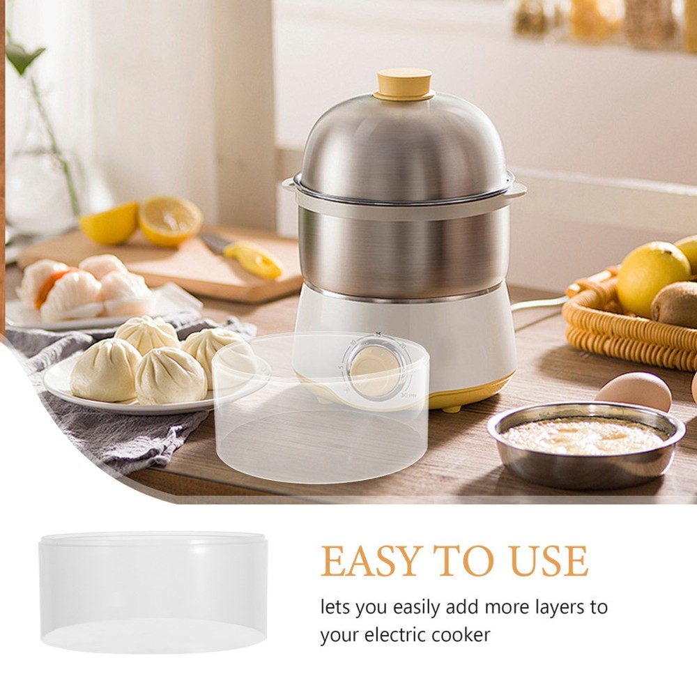 Egg Cooker Plus Layer Ring Steamer Rack Boiler Reusable Plastic Replacement