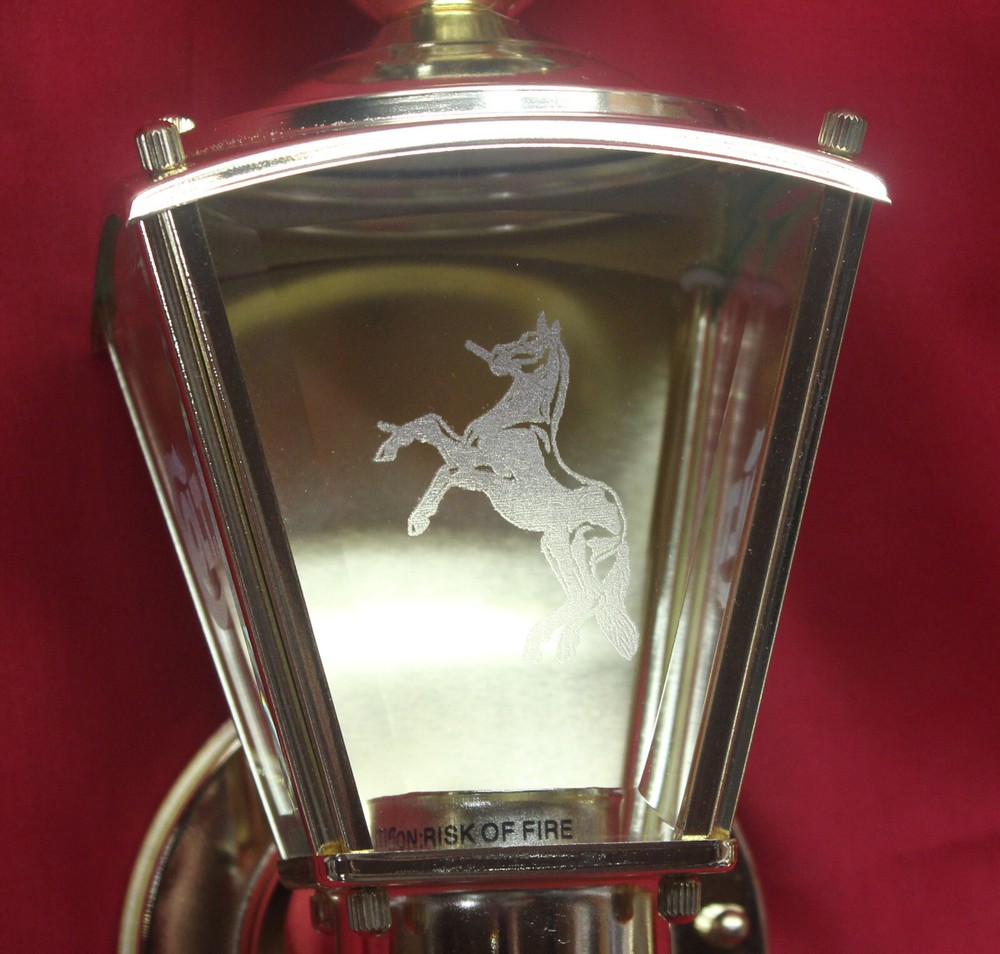 COLT Firearms Brass Outdoor Light