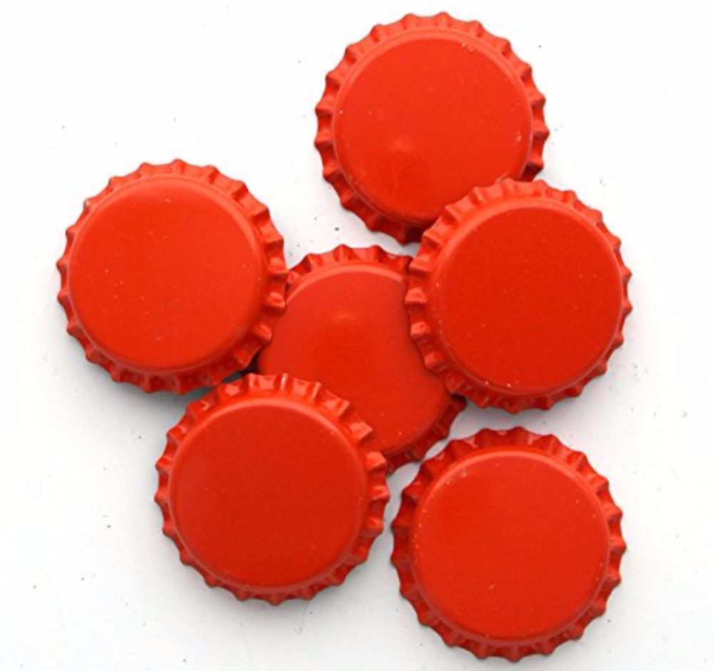 Crown Caps With Oxy-Liner-576 Caps (Orange)