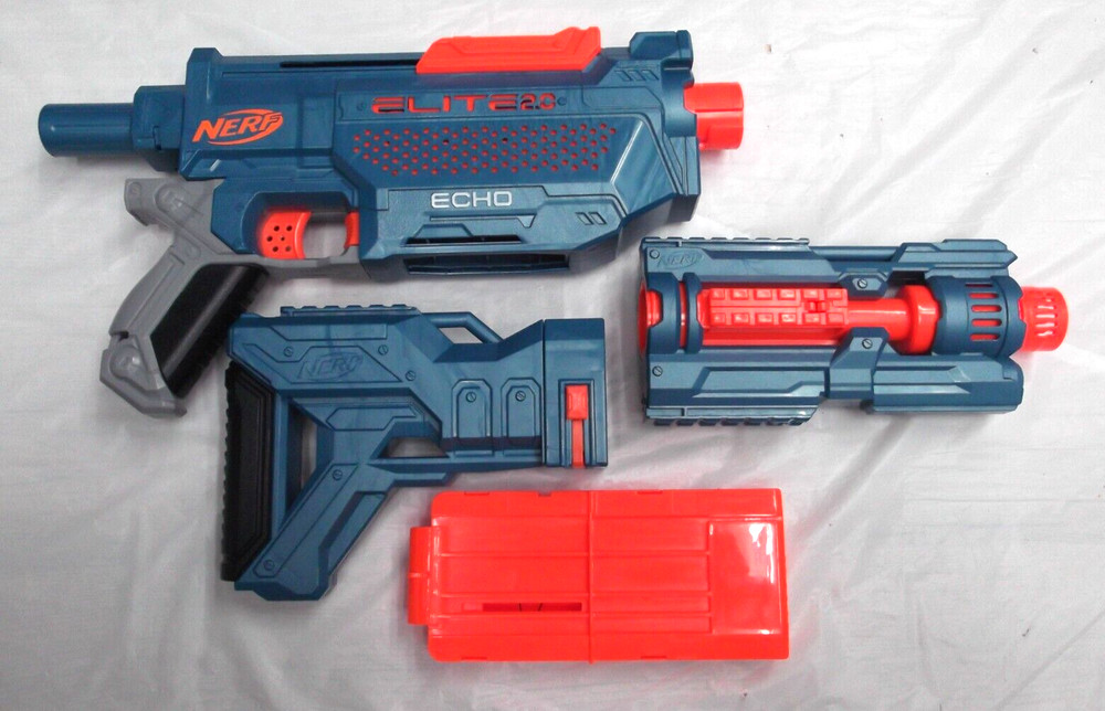 Nerf Elite 2.0 Echo CS-10 Blaster Complete Working