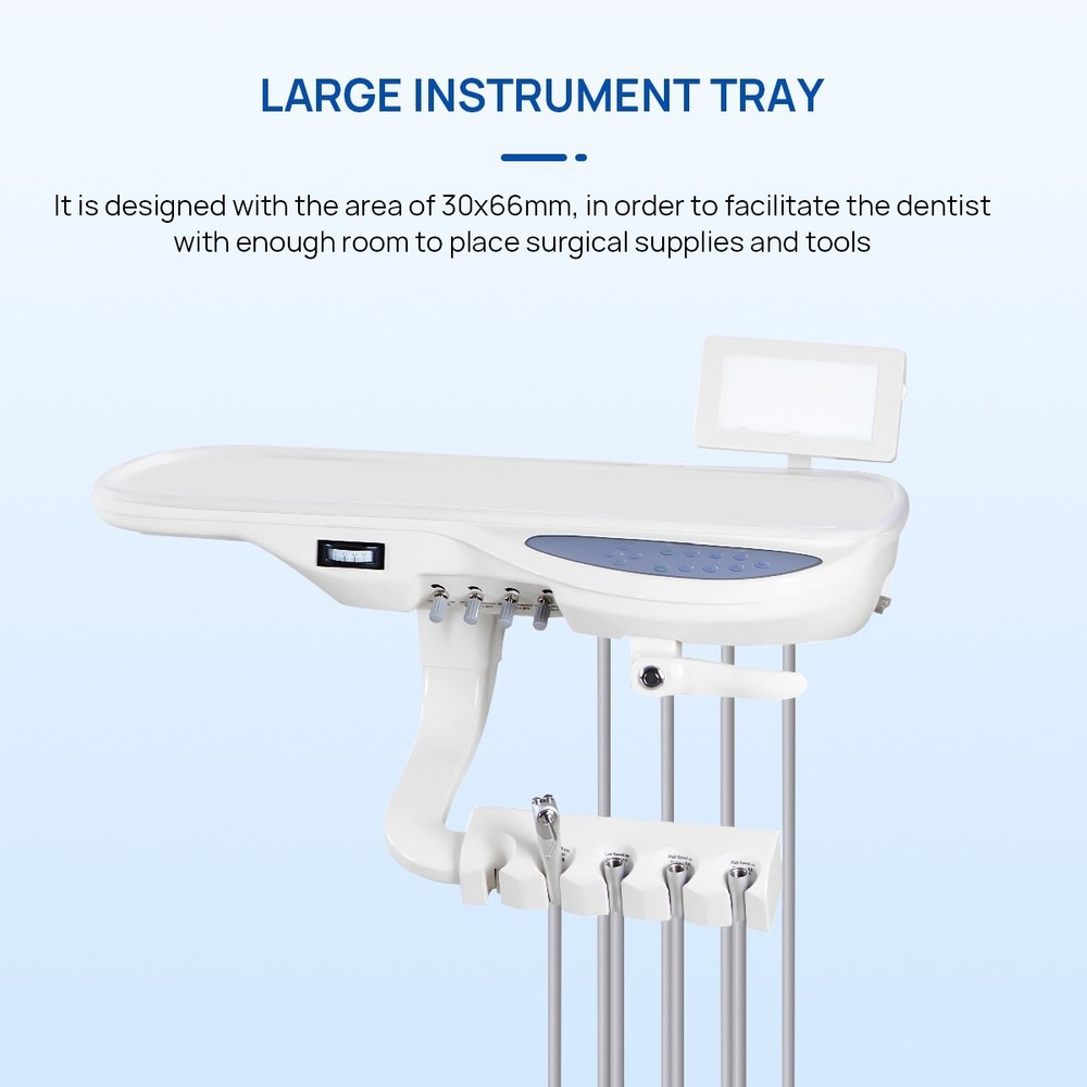 FDA Dental Chair Large Size Unit Computer Controlled DC Motor Luxury PU Leather