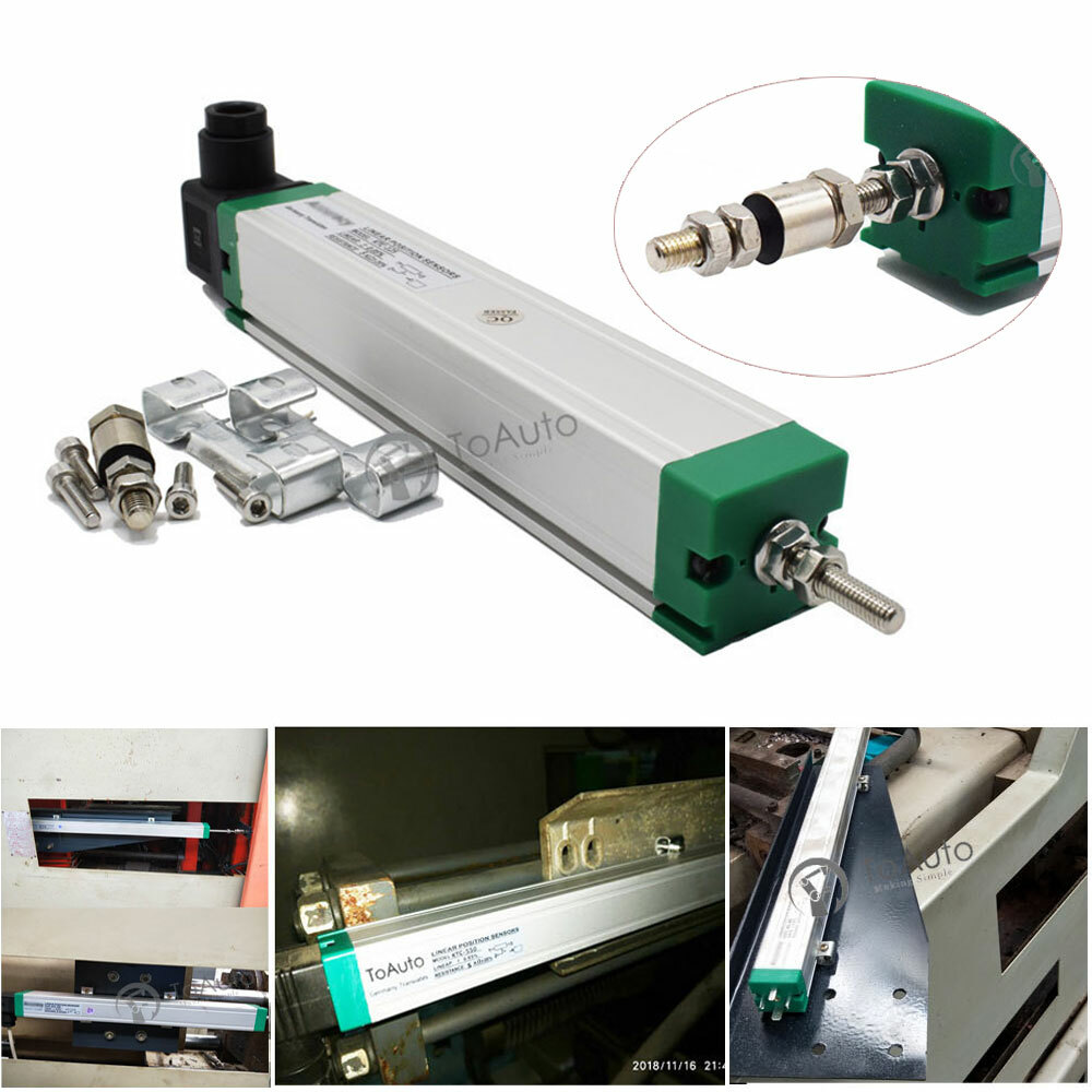 Linear Displacement Sensor Scale 50-400mm Injection Molding Position Transducer