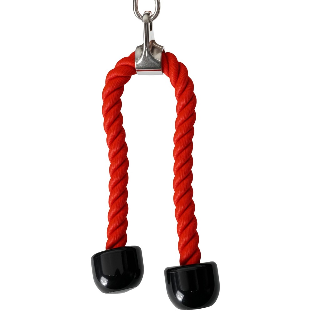 Heavy Tricep Rope Cable Attachment for Home Gym Pulley System & LAT Pull Down