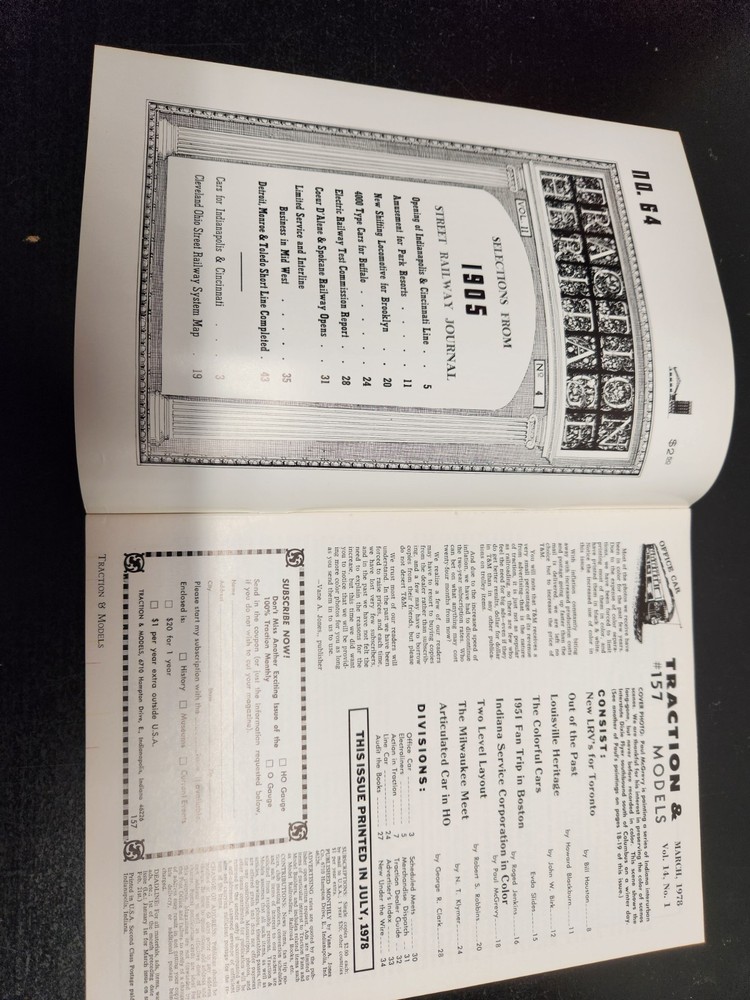 10 Issues of 1978 Traction & Models - Model Railroads