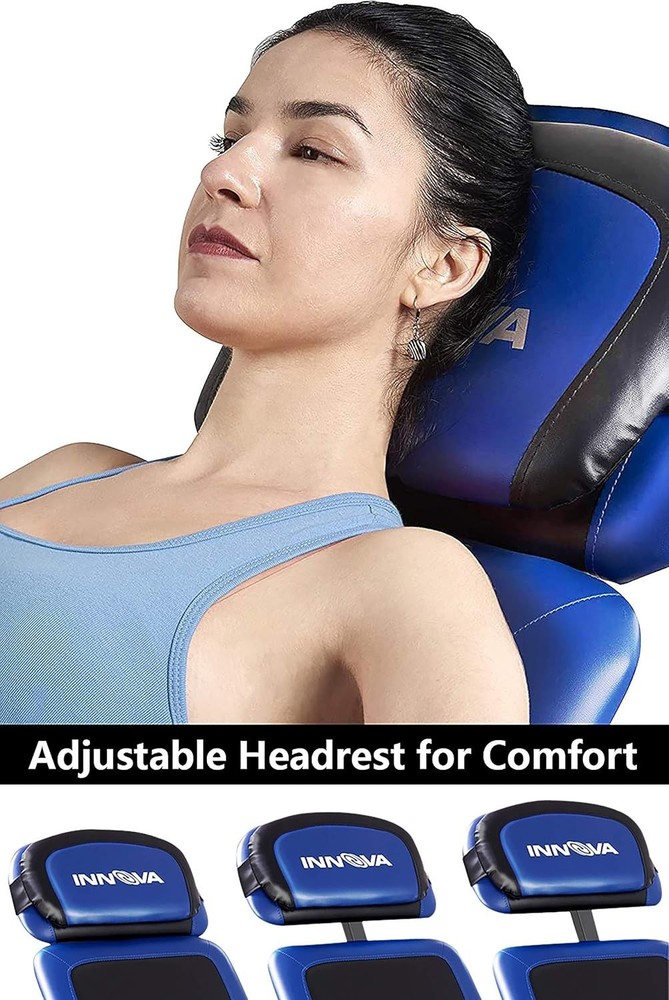 Heat & Massage Gravity Inversion Table Stretcher Machine for Back Pain Relief
