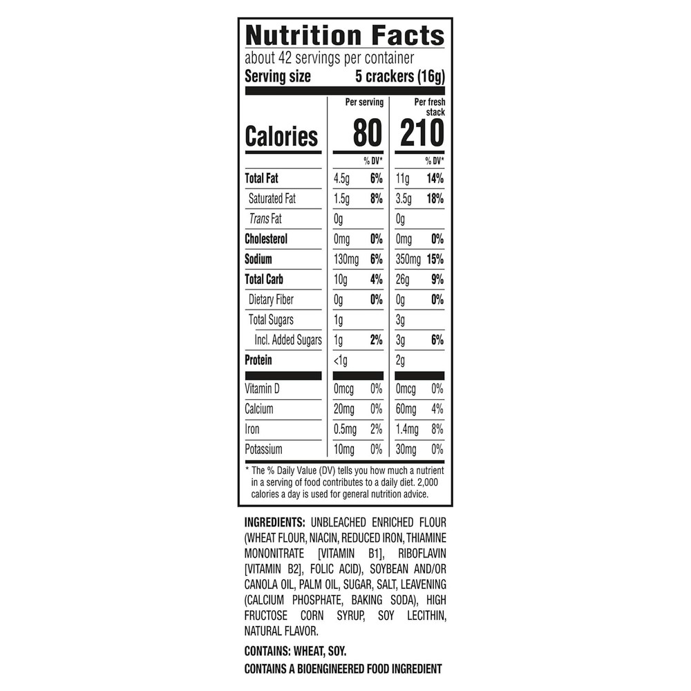 Snack Crackers Variety Pack Box
