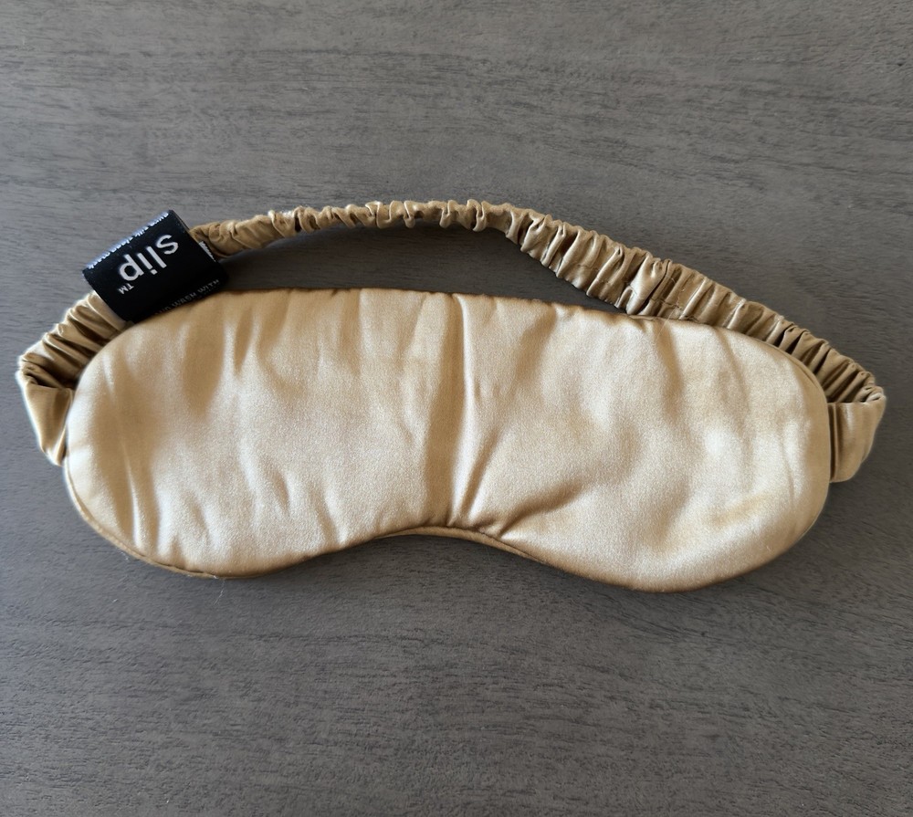 Slip Silk Sleep Mask, Gold (One Size)