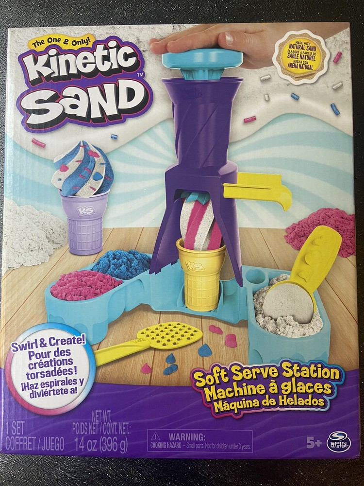 Kinetic sand soft serve station machine A’ Glaces