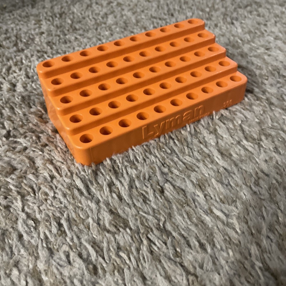 Lyman Bleacher Loading Blocks Durable Polymer Holds 50 Rounds Size .388 7728085