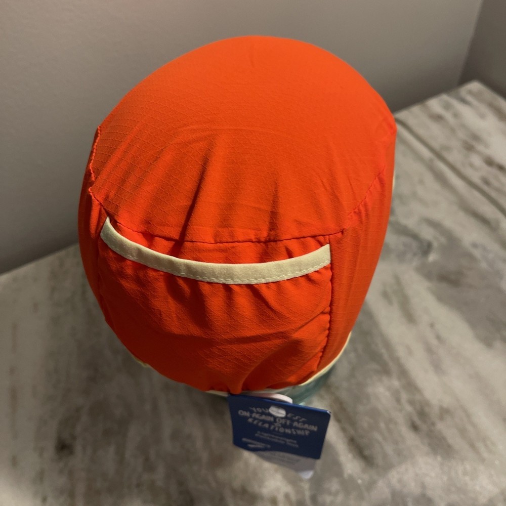 NWT Brooks Running Lightweight Packable Hat Adjustable Cap Red Neon Pink