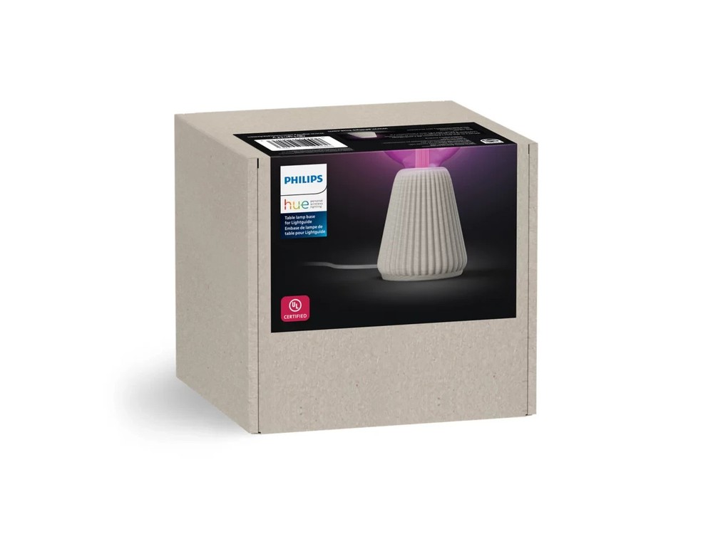 Philips Hue Cone table lamp for Lightguide bulbs (Sand)