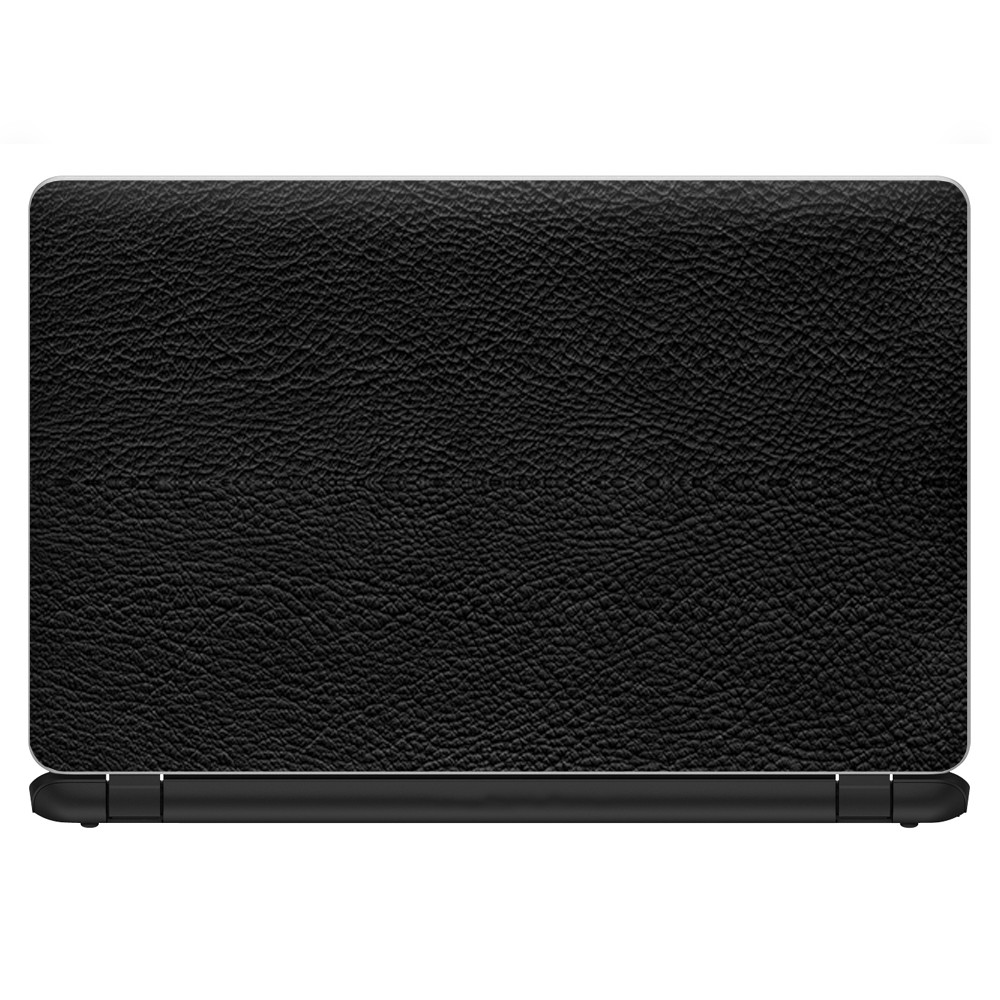 Universal Laptop Skins Wrap for 14" - Black Leather Pattern look