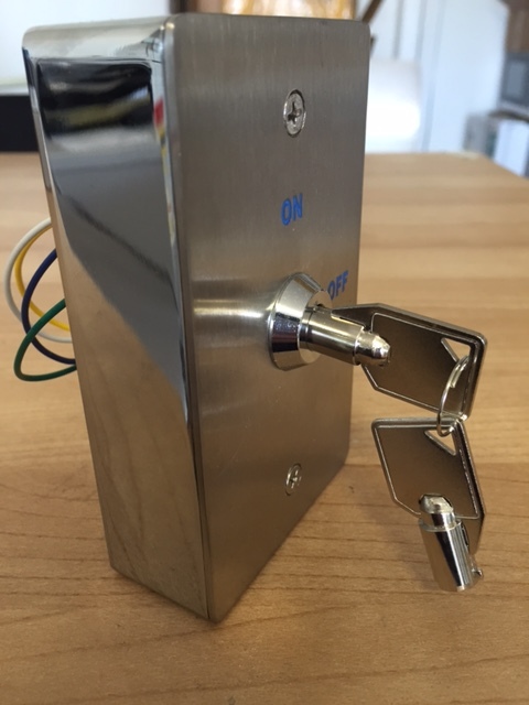 Emergency Door Release Key switch Surface Mount