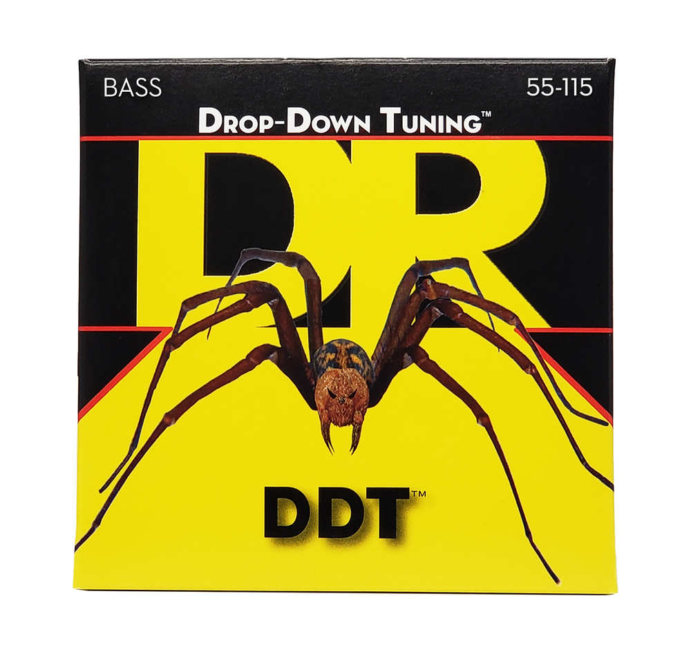 DR Strings DDT - Drop Down Tuning Bass Strings: Extra Heavy 55-115 [DDT-55]