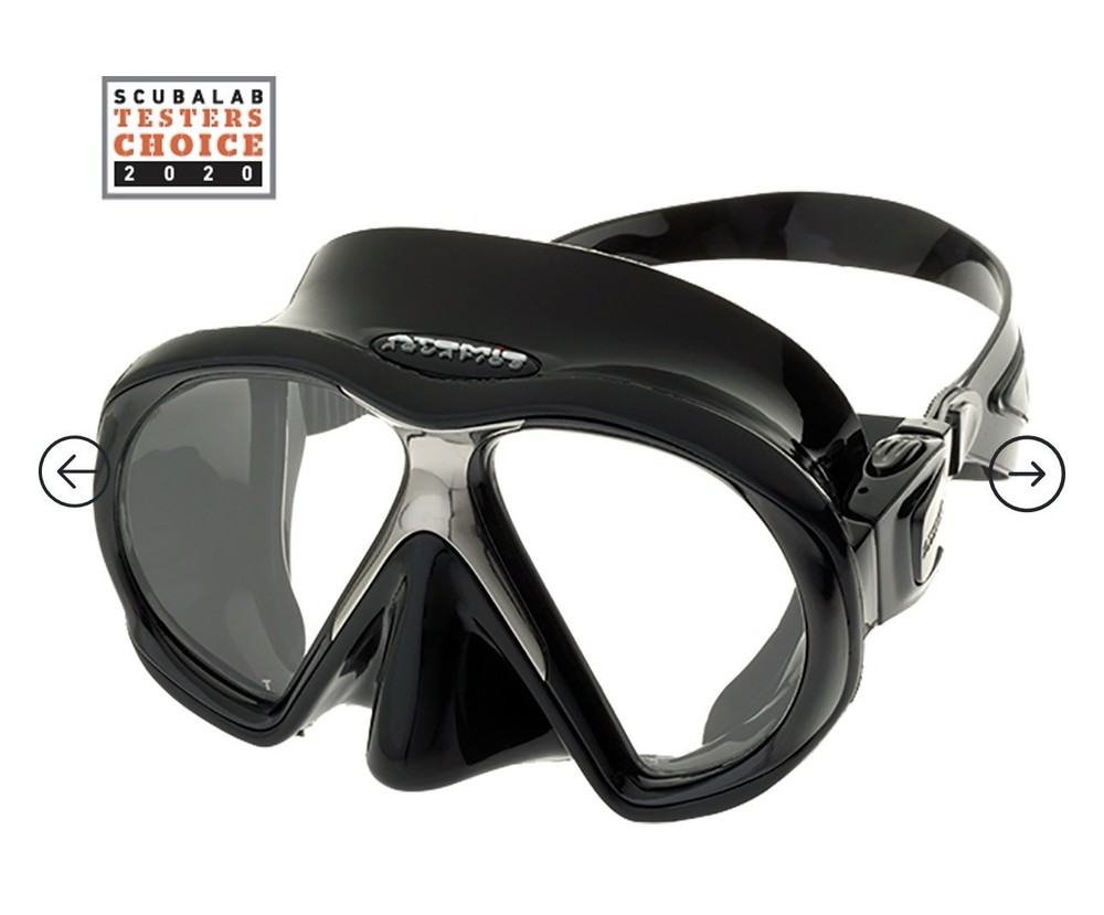 Atomic Aquatics SubFrame Scuba Diving Mask Black