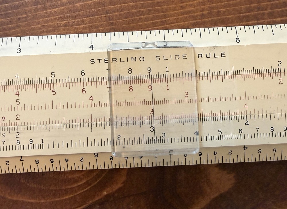 Sterling SP Precision Slide Ruler Model 584