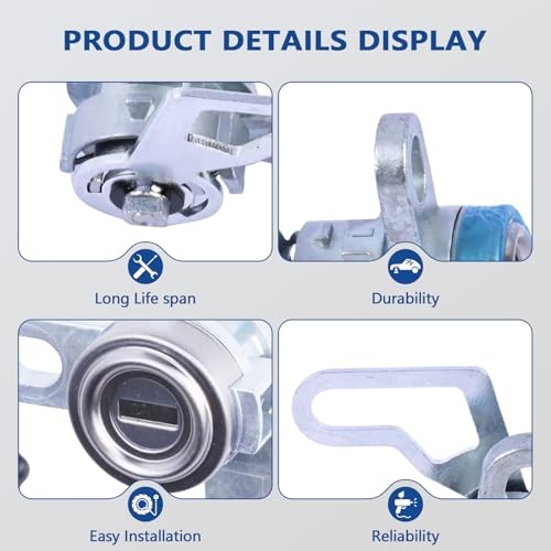 Tailgate Lock Cylinder with Keys Fit for Frontier 2005-2021 Rear Tailgate