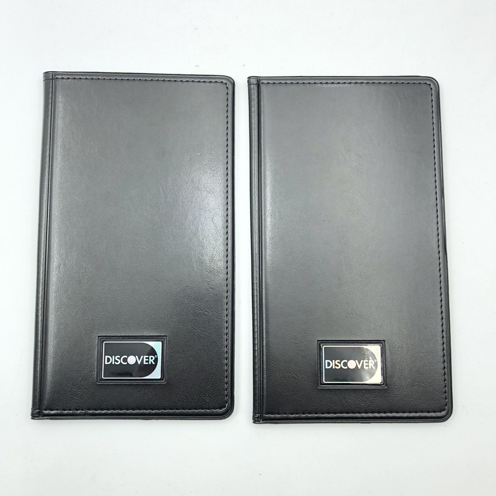 (LOT 2) New Double Panel Discover CHECK Books PRESENTERS RESTAURANT