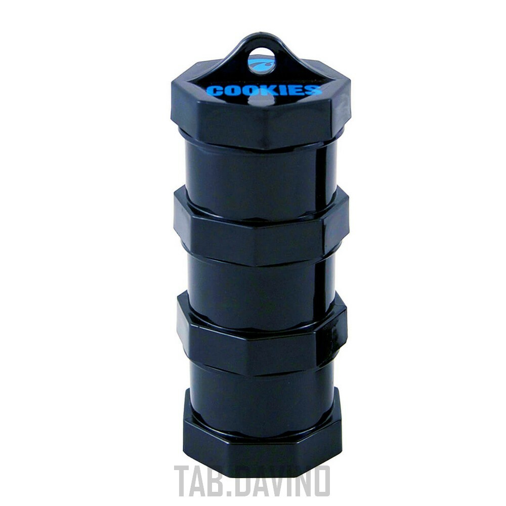 COOKIES STORAGE JAR SMALL AIRTIGHT CONTAINER BLACK