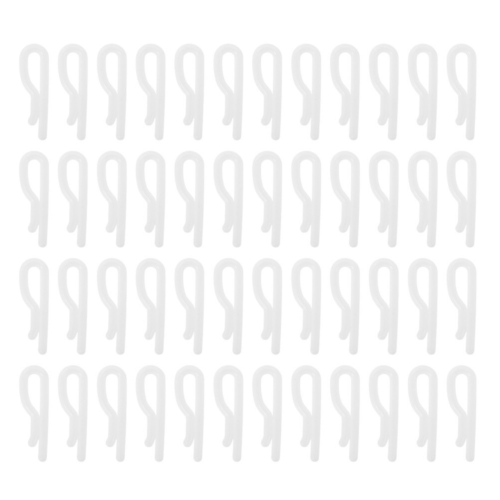 100PCS Plastic Allgator Clips for Fabric - Plastic Garment Packing Clip for