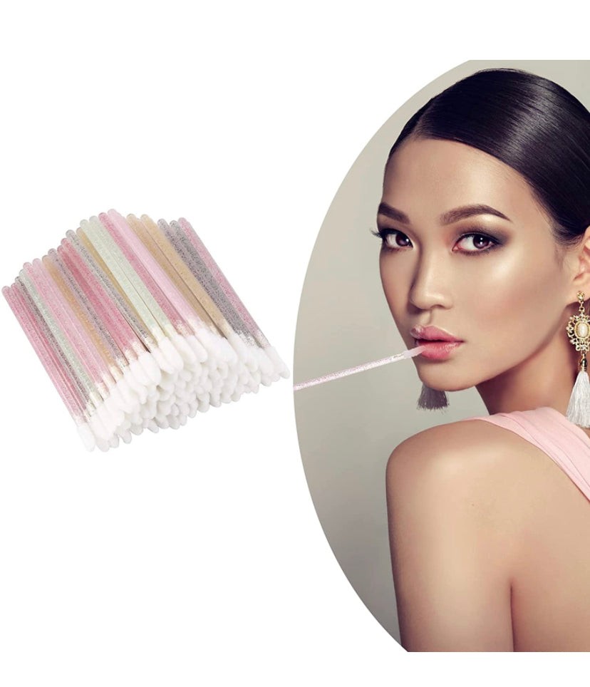 Disposable Glitter Lip Gloss Applicators (50 pcs)
