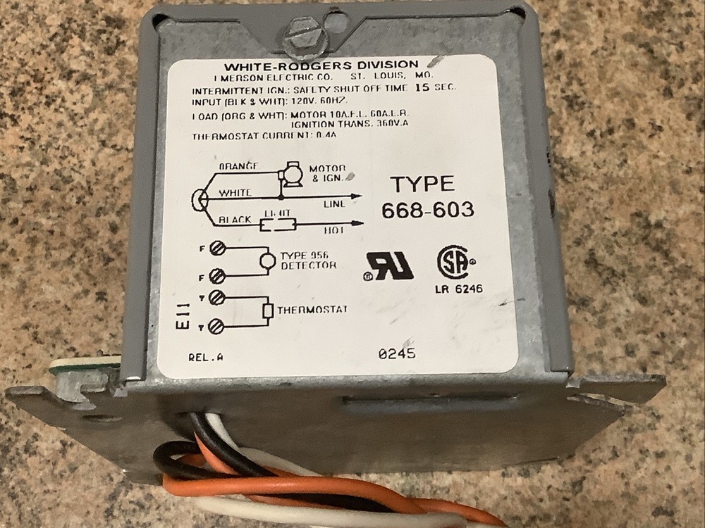 White-Rodger Intermittent Ignition Control mod. 668-603 120V