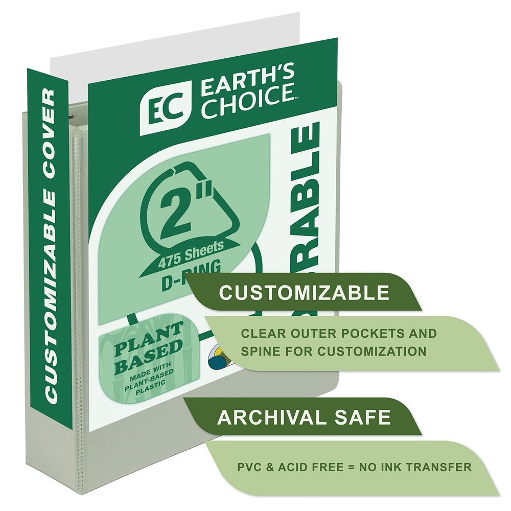 Biobased 2" DR View Bnd 4pk