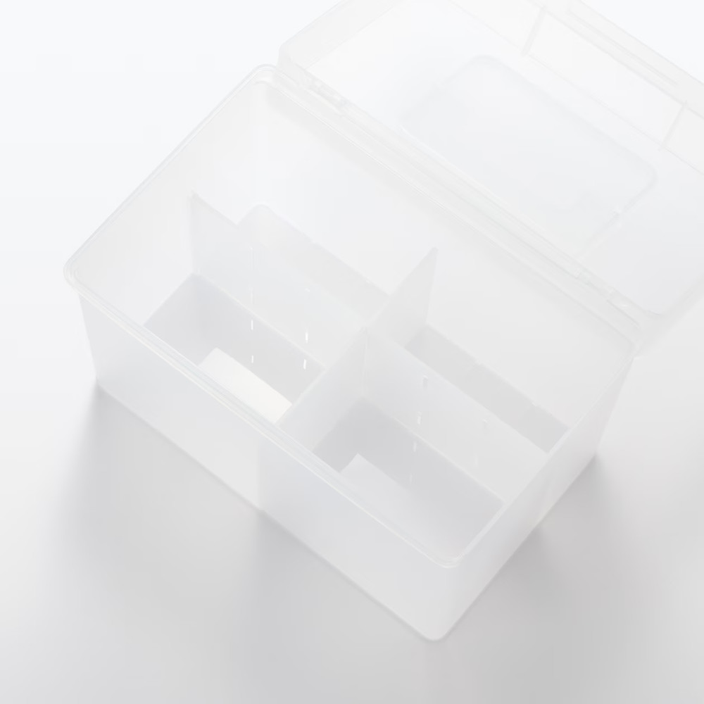 MUJI Polypropylene First Aid Kit clear