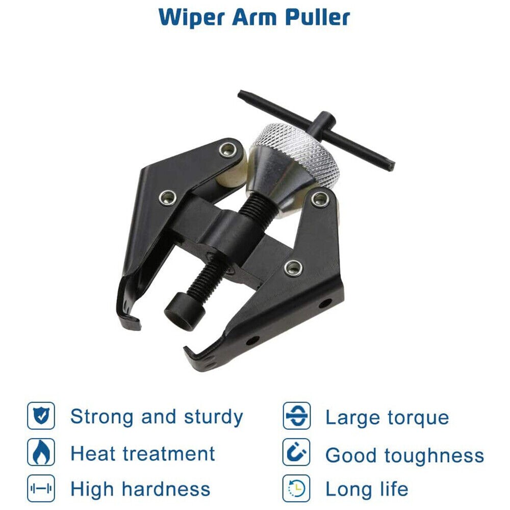 Car Windscreen Wiper Arm Removal Tool Puller Remover Window Glass Puller Blades