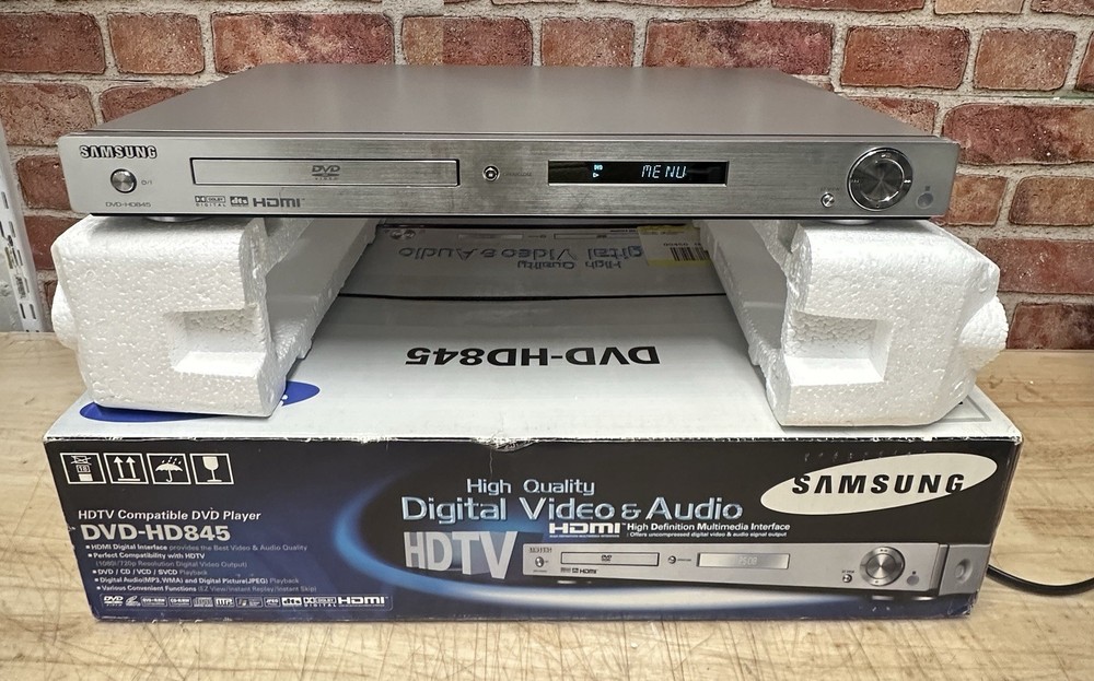 Samsung DVD-HD845 In Box And Remote