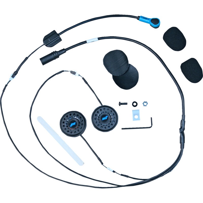 J & M Helmet Headset - Black - HSECLS929LDC