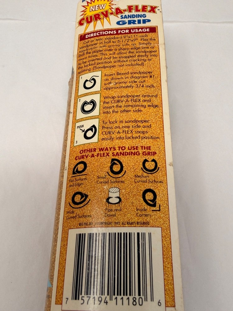 Curv-A-Flex Sand Paper Holder