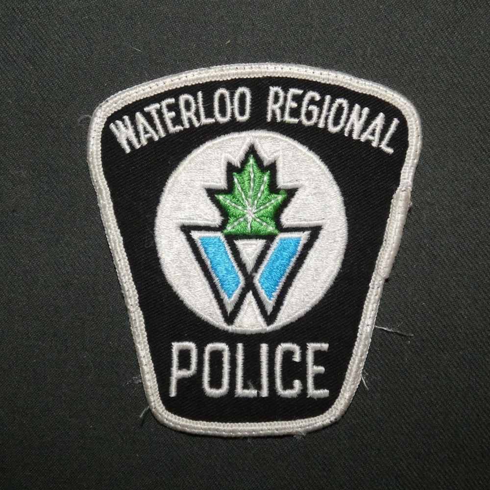 Vintage Waterloo Regional Police Shoulder Patch - Canada