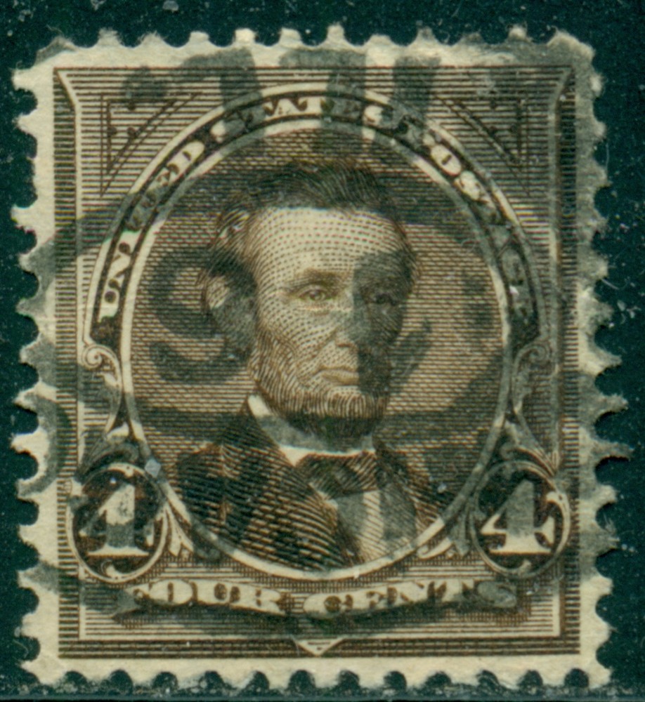 SCOTT # 254 USED, VERY FINE, PULLED PERF, GREAT PRICE!