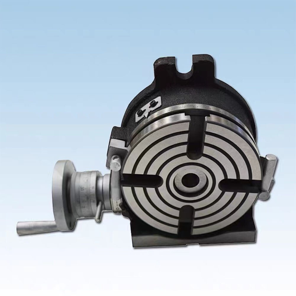 Diameter 200mm Milling Machine Horizontal Vertical Rotary Table High Precision
