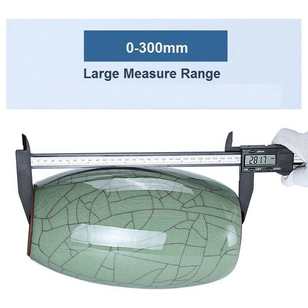 Guage LCD Electronic Digital Vernier Caliper Large Measure Range Tool 0-300mm