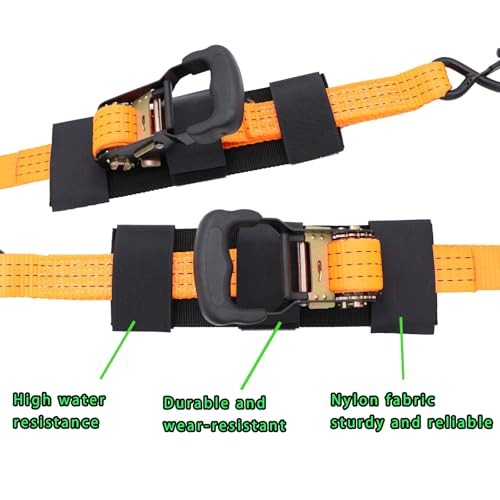 Universal Tie Down Strap Protector Sleeve Ratchet Strap Protector Padded 4
