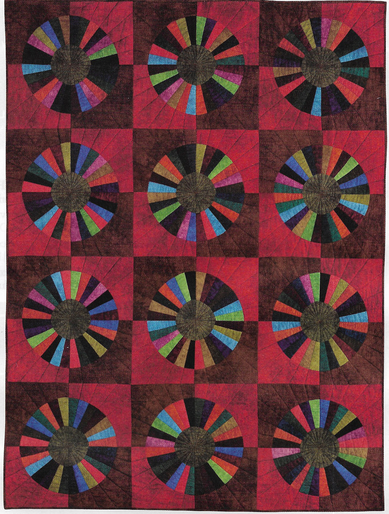 Amish Buggy Wheels Quilt quilting pattern instructions