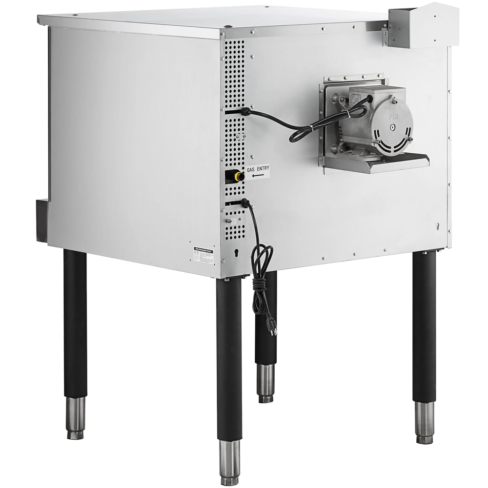 Deep Depth Single Deck Full Size Liquid Propane Convection Oven with Legs