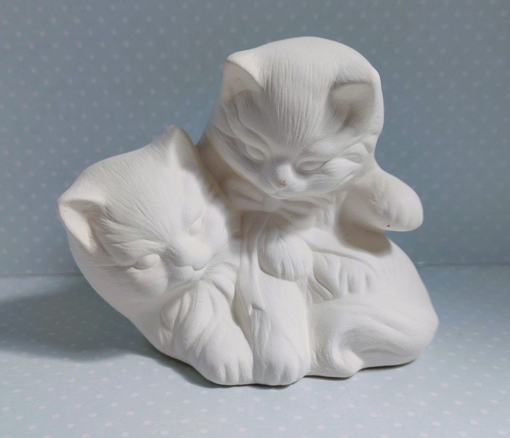 Cats ~ Ceramic Bisque Ready to Paint