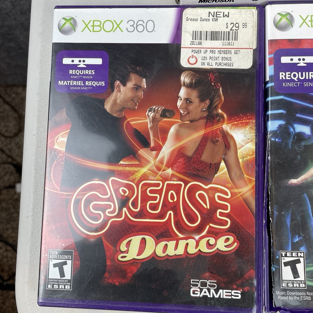 Microsoft Xbox 360 KINECT Kinect Sensor With Box Four 4 Games Cables Manual EUC