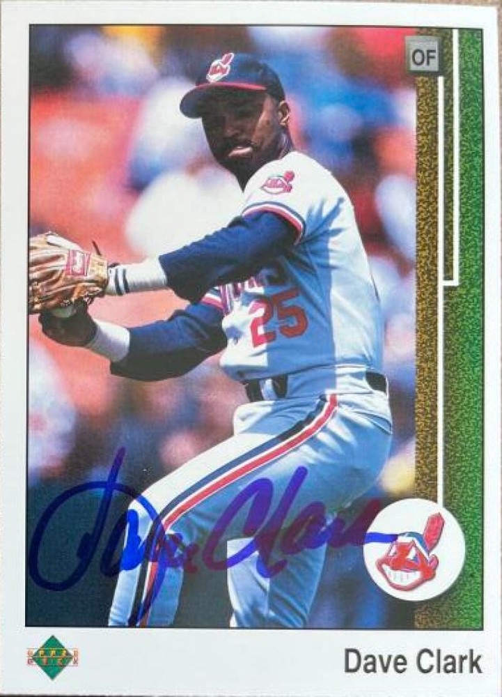 Dave Clark Autographed 1989 Upper Deck #517