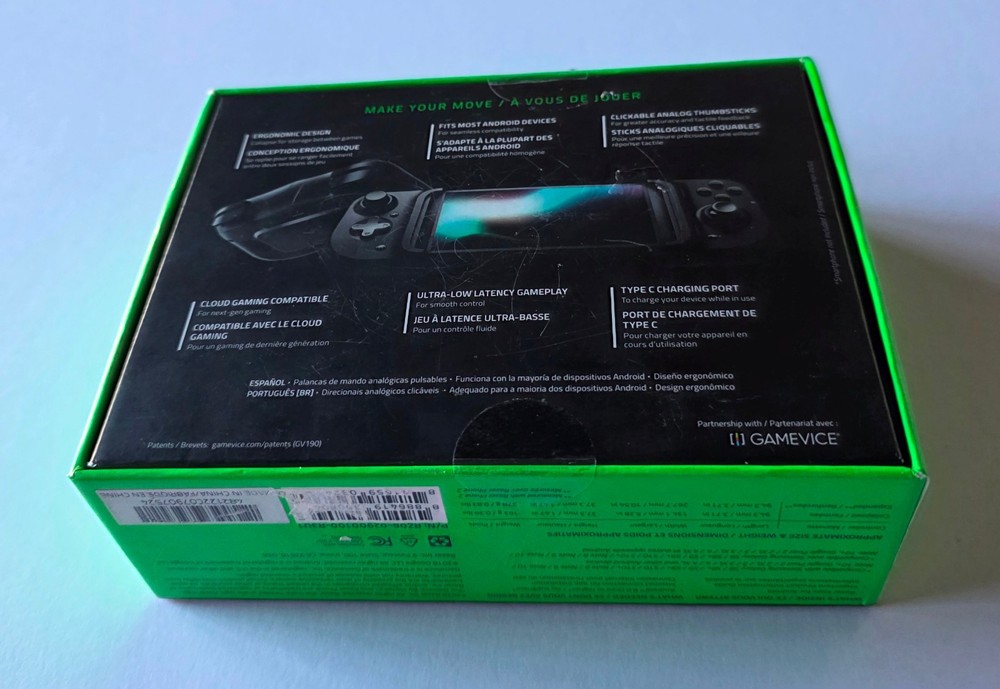 NEW Original Black Razer Kishi Smartphone Gaming Controller for Android Devices